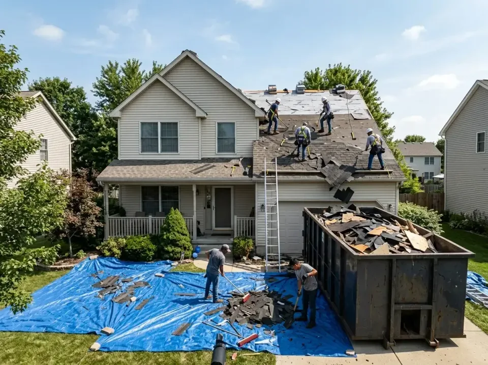 roof-replacement-debris-remova-004 — frequently asked questions, Cheapest Dumpster Rentals in Holly Lake Ranch, TX